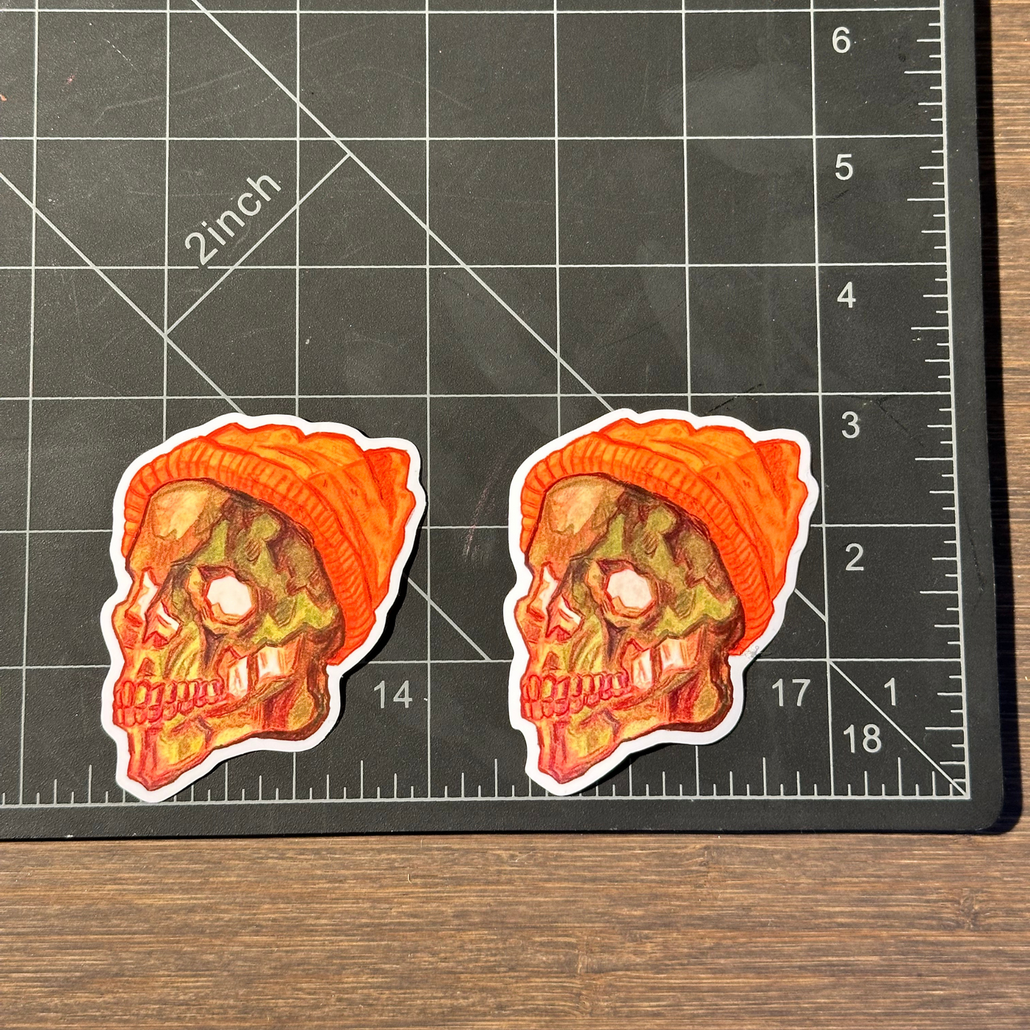 "Skull Beanie" Sticker