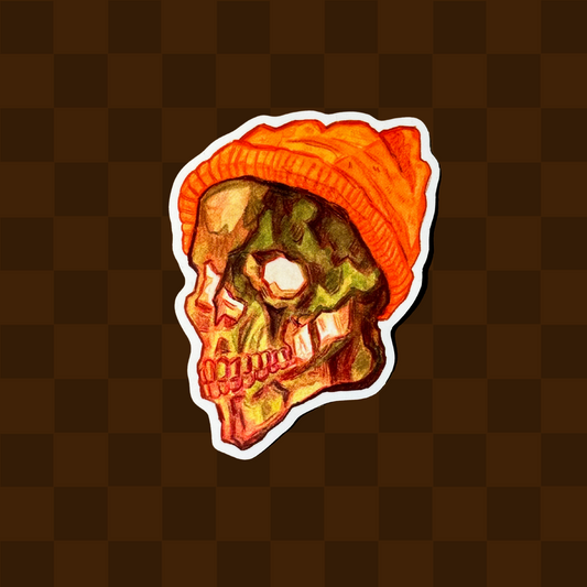 "Skull Beanie" Sticker