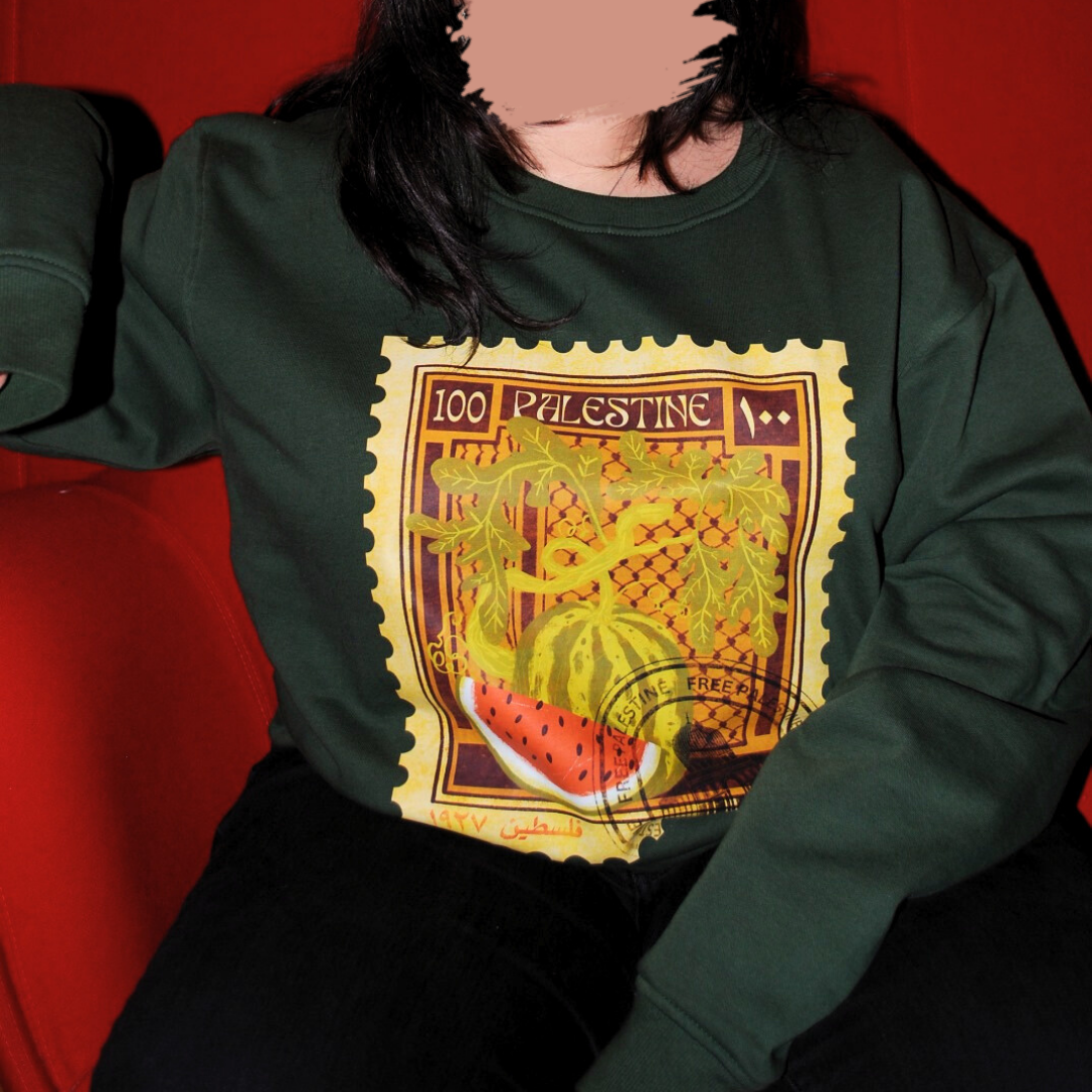 "Palestine Stamp" Sweatshirt