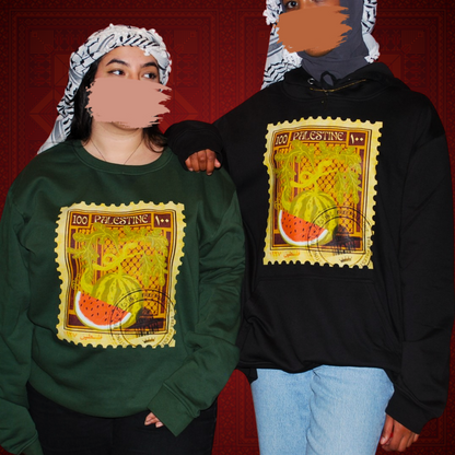 "Palestine Stamp" Hoodie