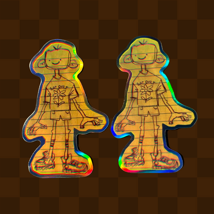 "Eat Dirt" Sticker